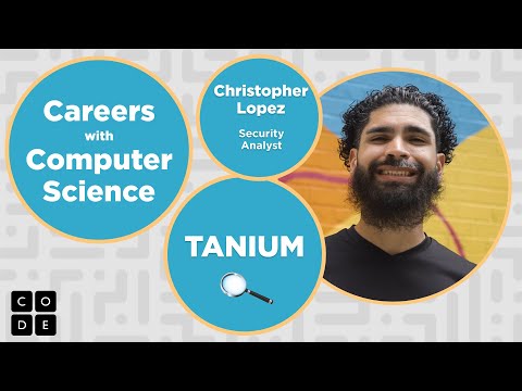 Play video Careers with Computer Science: Security Analyst at Tanium